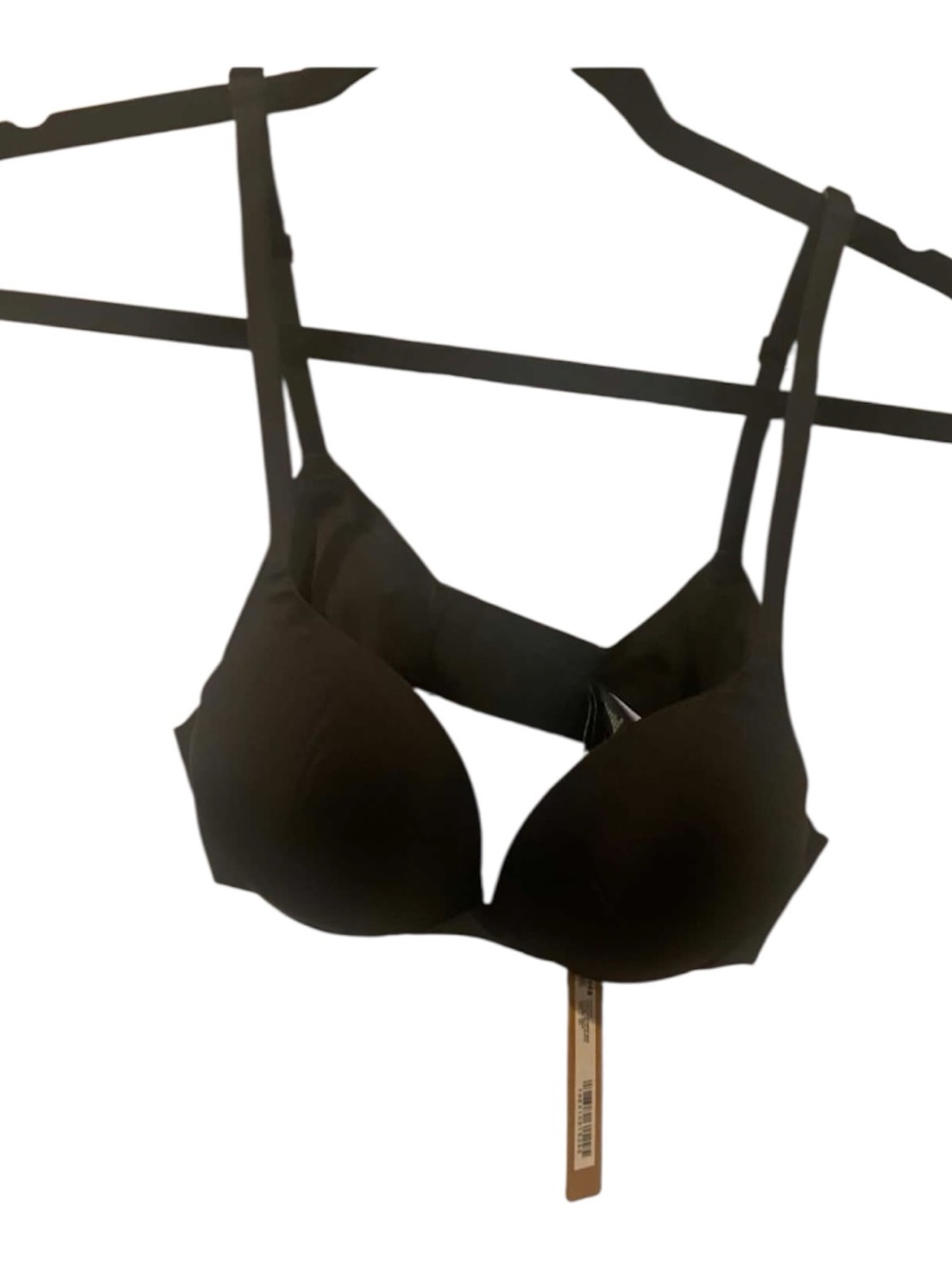 SKIMS Black Plunge T-Shirt Bra